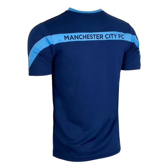 Manchester City FC Boys Training Jersey Navy Blue Youth Large Soccer Football - Picture 2 of 9